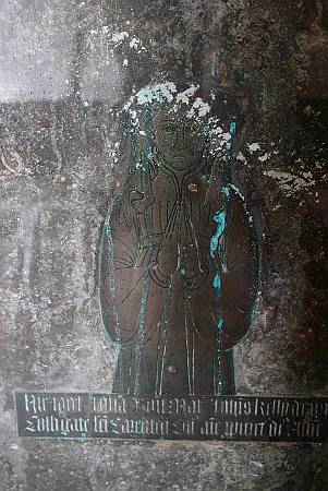 Tintagel  - Brass to Joanna Kelly 1430